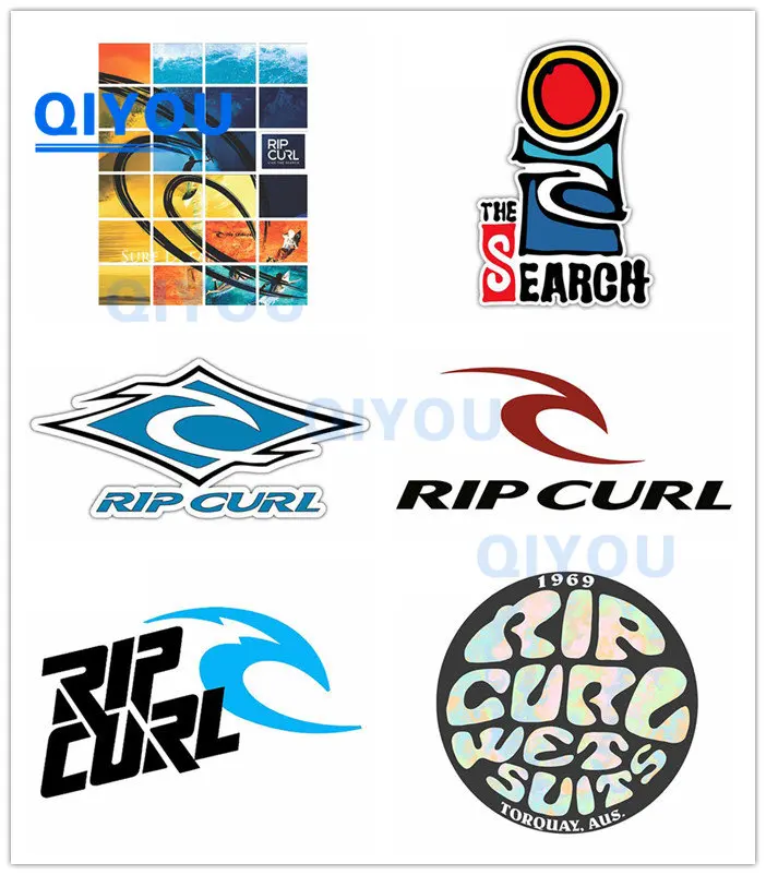 

High Quality Rip Curl Car Stickers Are Suitable for Reflective PVC Decal Used on Helmet Off-road Vehicle Body Surfboards