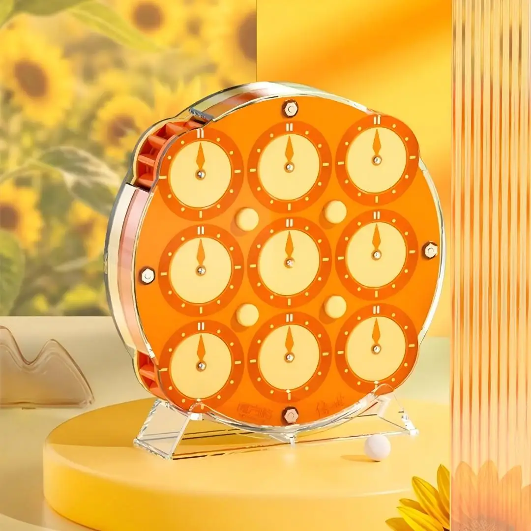 QiYi MAGIC CLOCK 4x4 글로벌 리미트 3000 레이싱 풀 마그네틱 전문가용 경쟁 퍼즐 장난감