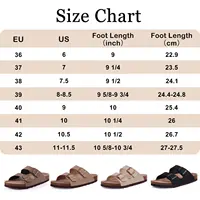 Comwarm Classic Cork Slippers For Women New Fashion Suede Flats Sandals Summer Couple Beach Slides Shoes With Adjustable Buckle - Image 6