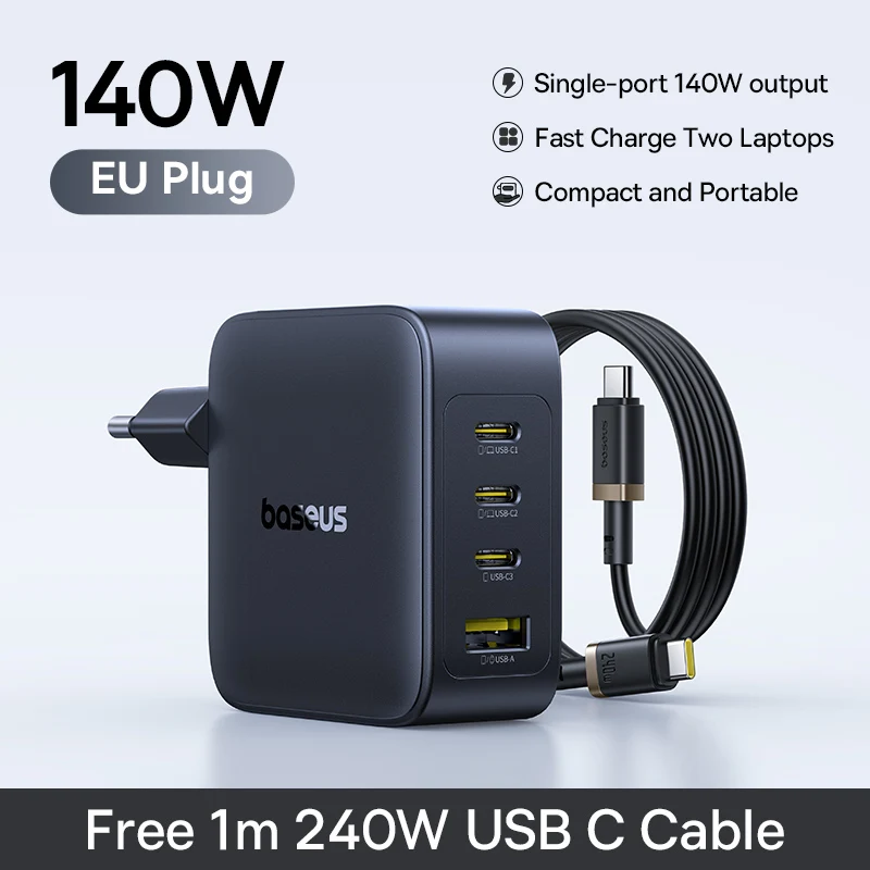 EU Plug With Cable
