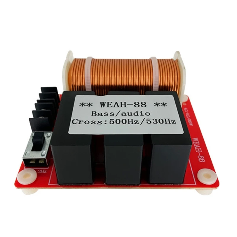 

Сабвуфер с чистым басом, делитель частоты, профессиональные колонки, кроссовер, фильтр для динамиков, громкоговоритель 260 Вт,