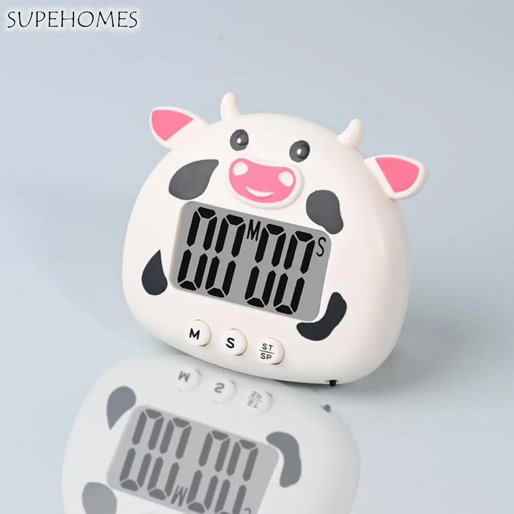 Shower Cow Kitchen Countdown Reminder Alarm Clock 60 Minute Panda Shape Kitchen Timer Cooking Reminder Timer Digital Timer led digital timer kitchen timer digital timer manual countdown alarm clock mechanical cooking timer cooking study stopwatch