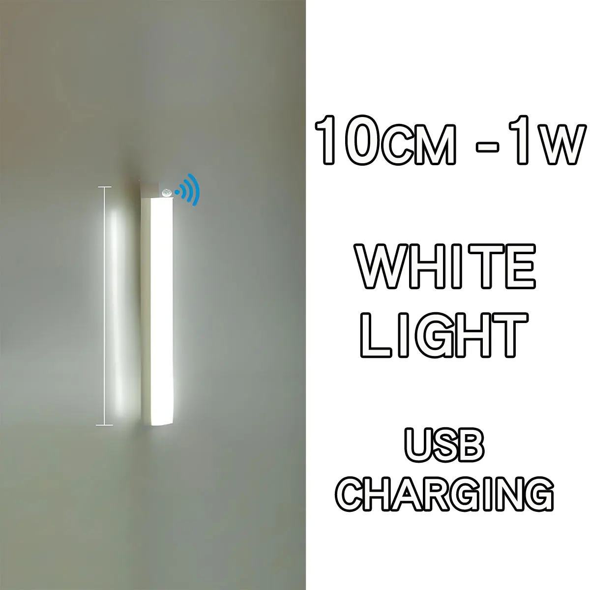 Wireless USB Rechargeable LED Motion Sensor Night Light