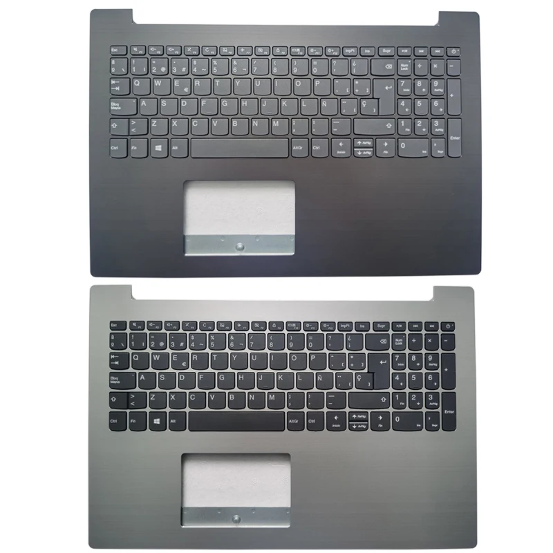 Teclado Espanhol para Lenovo Ideapad 32015 320-15iap 320-15ast 320-15ikb 320-15isk 330-15ikb com Estojo de Capa Superior do Apoio das Mãos Novo