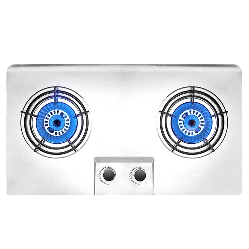 Gas Stove Dual  Household Embedded Natural  Liquefied Gas Stove Fierce fire  Cooktop Gas stove 5