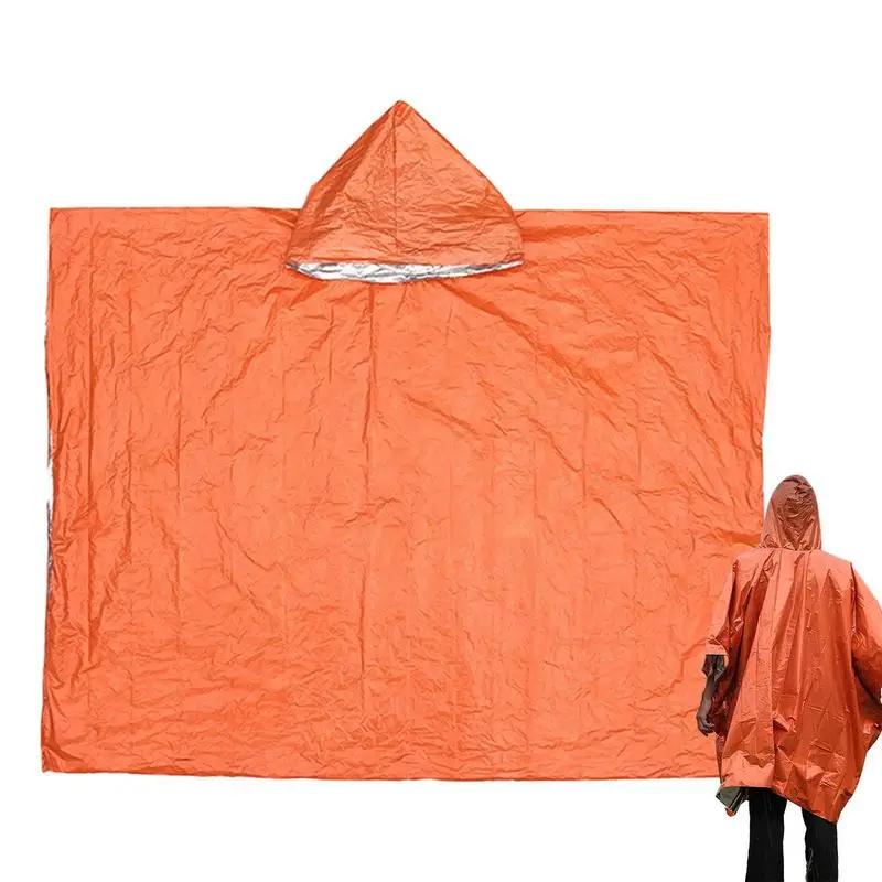 

Raincoat Jacket Raincoat Rain Cape Windproof Tear-resistant Raincoat With Pocket For Backpack Travel Hiking