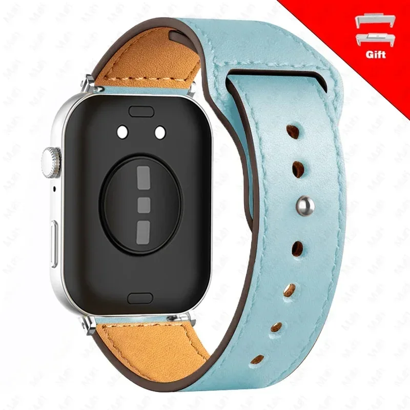 Premium Leather Smartwatch Band - Elegant Replacement Wristband Strap Accessories