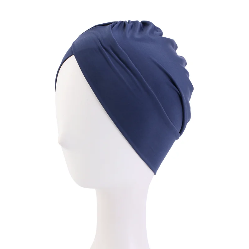  Gorro de baño Turban - Gorro de natación vintage para mujer,  talla única , Color verde azulado. : Deportes y Actividades al Aire Libre