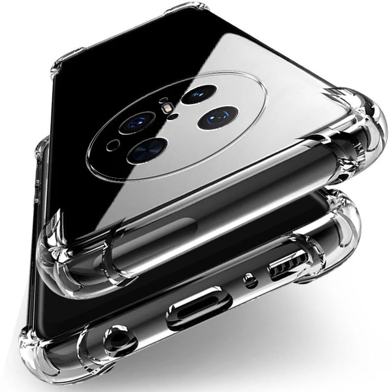 Shockproof Transparent Silicone Back Cover