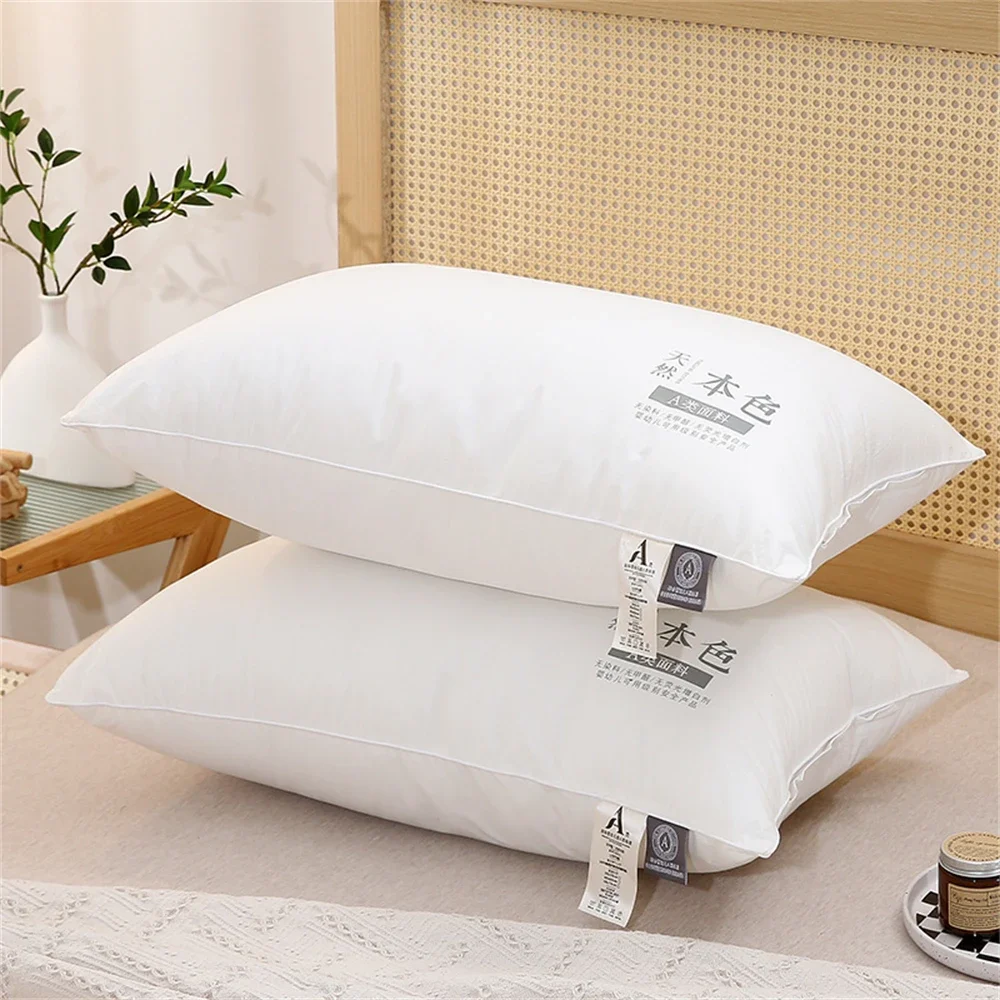 

100% Cotton Pillow Soft 5-Star Hotel Pillows for Bedroom To Help Sleep Cervical Pillow Core Neck Pillow Soft Adult Home Bedding