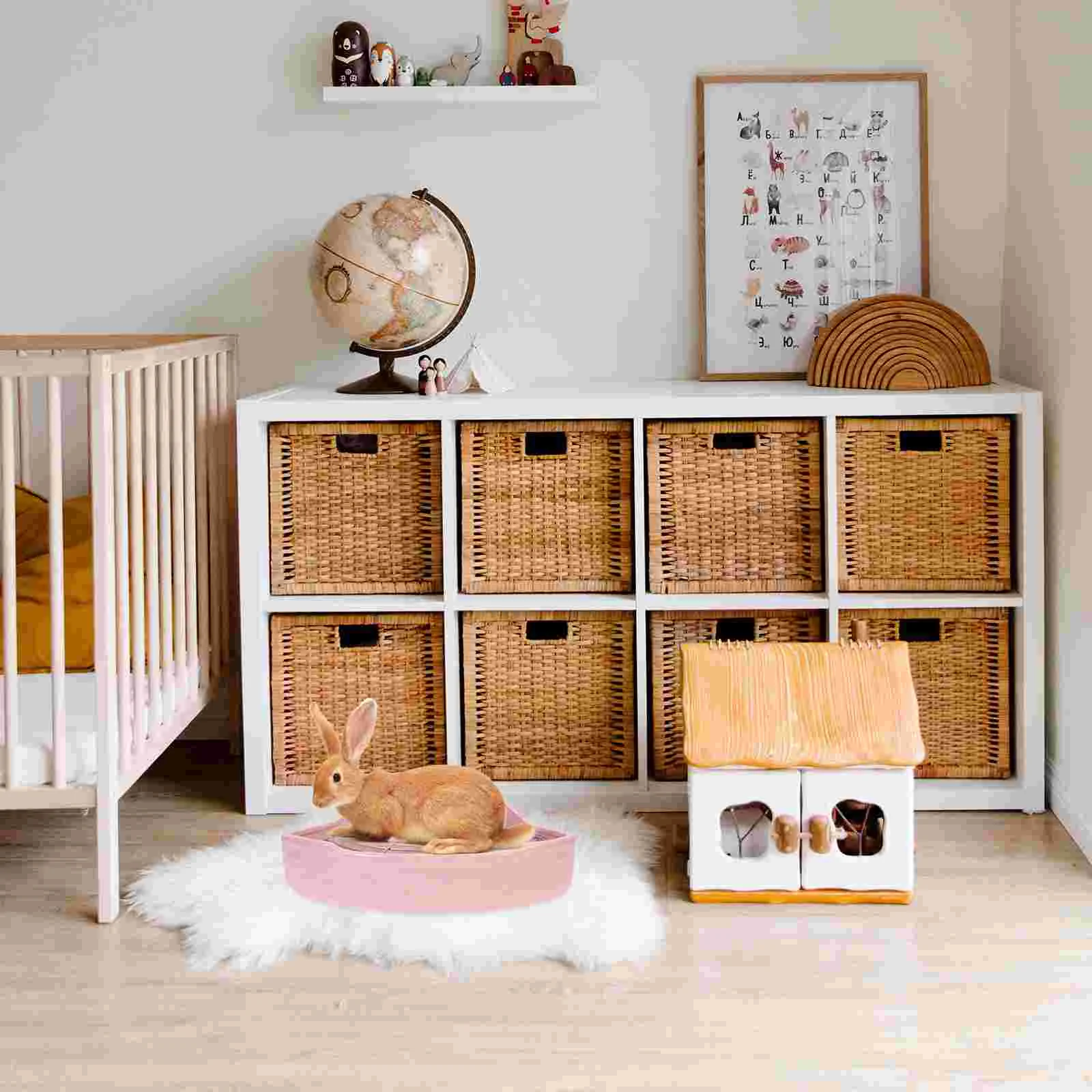 

Pet Rabbit Mini Toilet Pet Toilet Ceramic Rabbit Cage Box Accessory