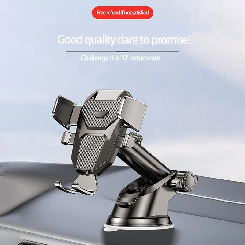 Mobile Phone Holder Retractable Horizontal And Vertical Air Vents Dashboard Suction Cup Navigation Universal Holder phone holder