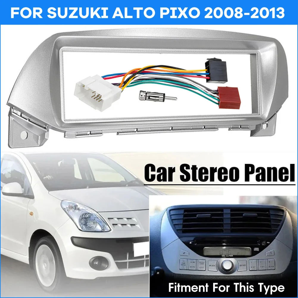 

For SUZUKI Alto for NISSAN Pixo for Marati A-Star Car Radio Fascia Panel Frame CD DVD Dash Audio Cover Trim with Adapter