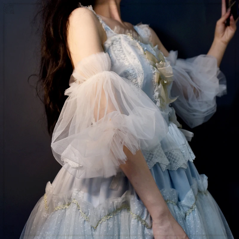 Detachable Short Sleeves For Wedding Tulle Ruffles Bridal Accessories