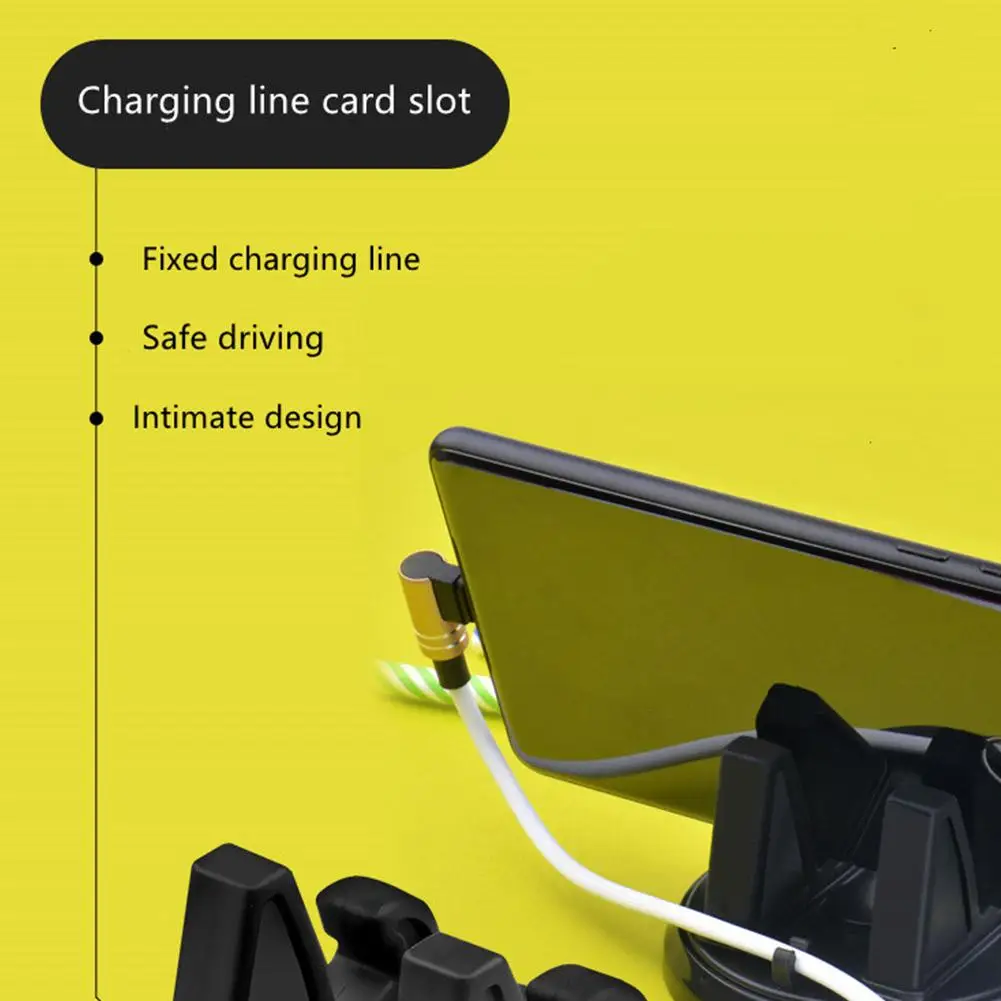 Auto Telefon Halter Saugen Typ Instrument Panel Unterstützung Halterung Weiche Silikon Anti Slip Matte Auto Halterung Instrument Panel Steht – Detail 8