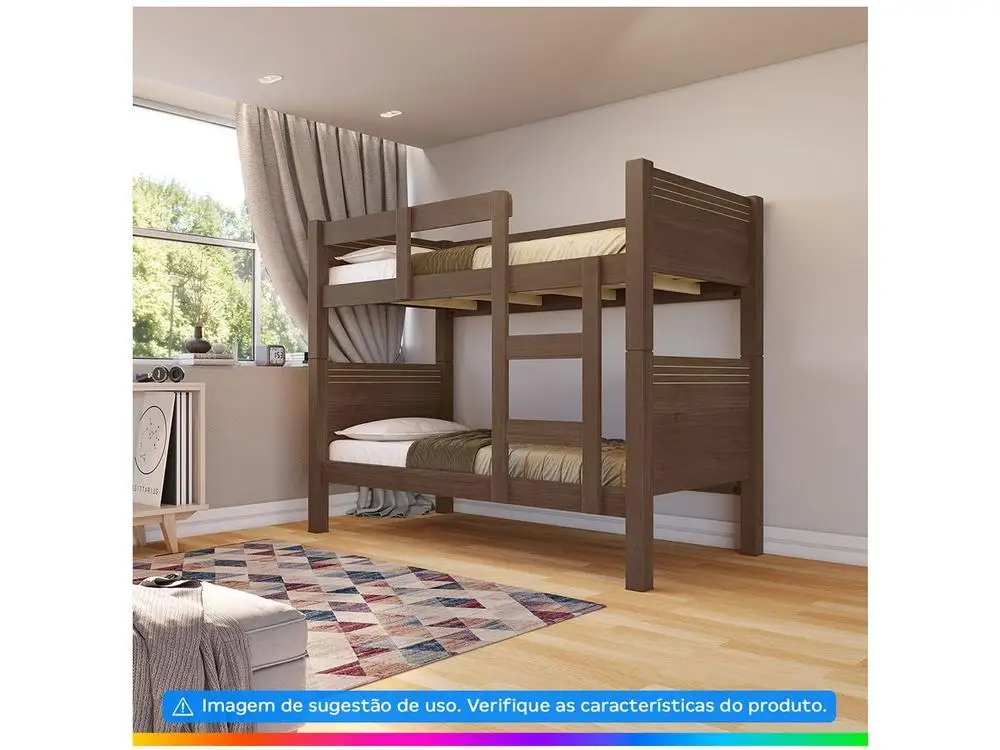 Beliche em MDF e MDP  Conquista Móveis Madri Cacau 2