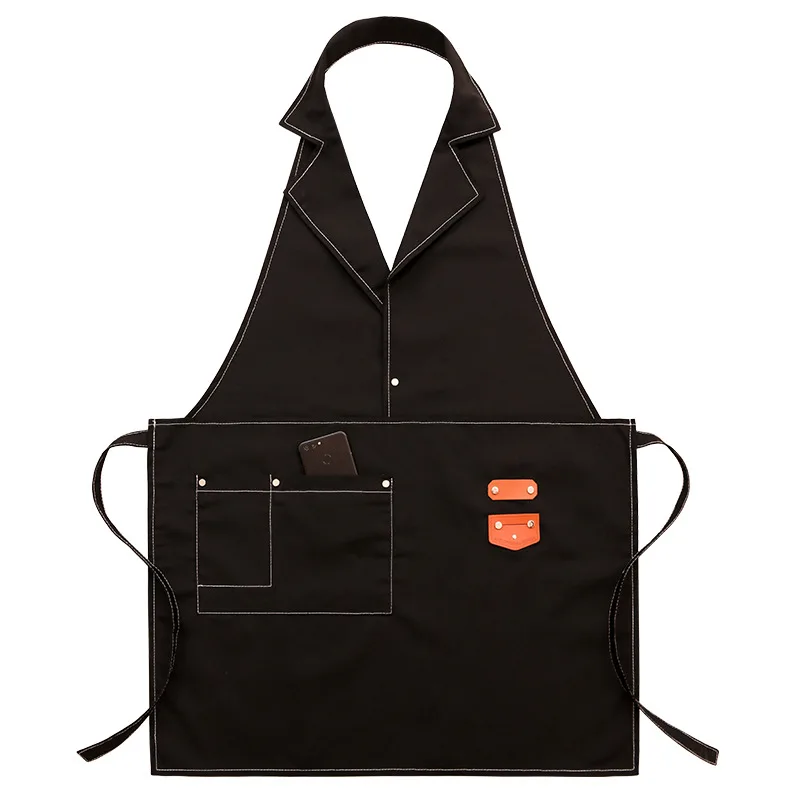 Customizable Canvas Apron with Logo - Durable Workwear