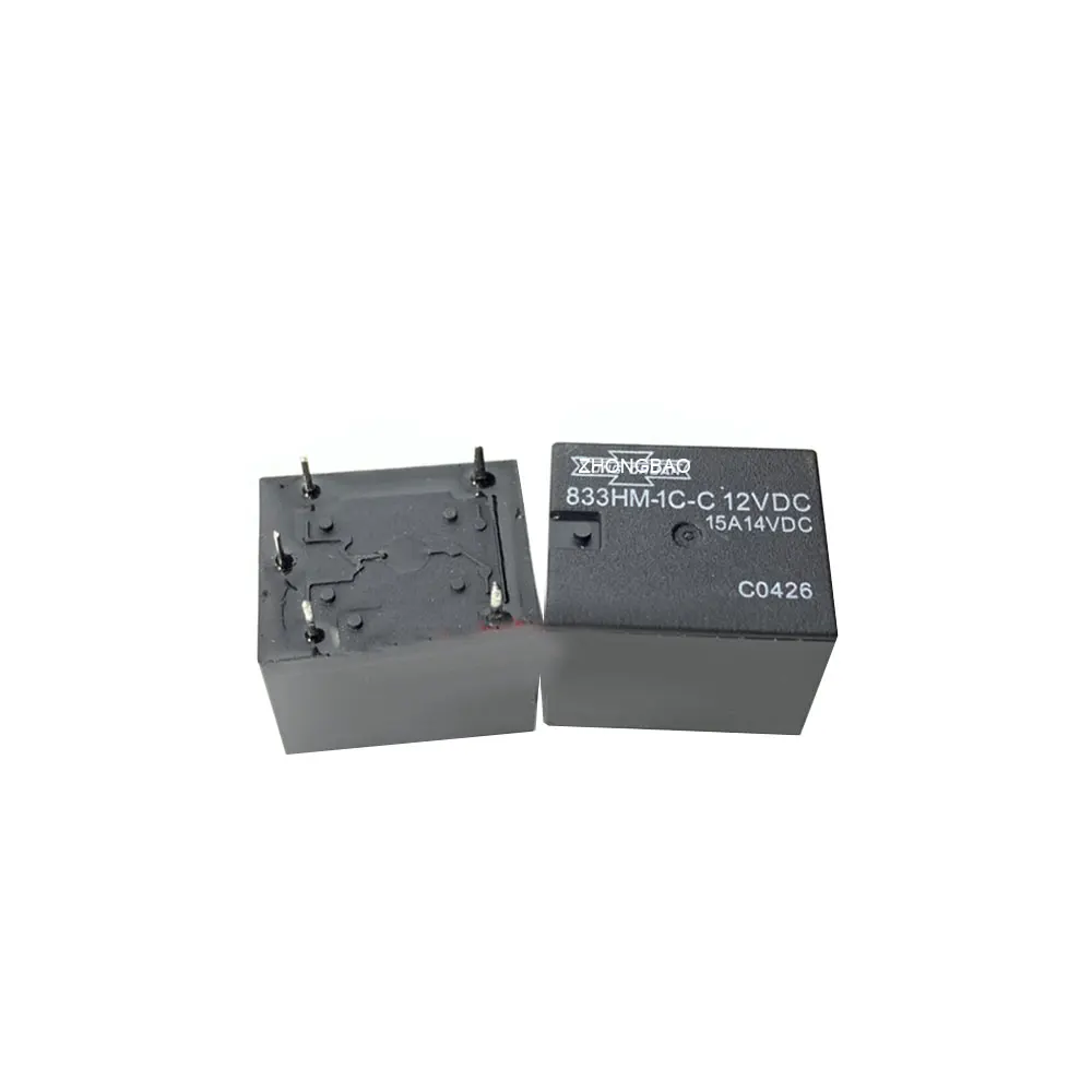 

HOT NEW relay 833HM-1C-C 12VDC 833HM-1C-C-12VDC 833HM-1C 833HM 12VDC DC12V 12V DIP5 10pcs/lot