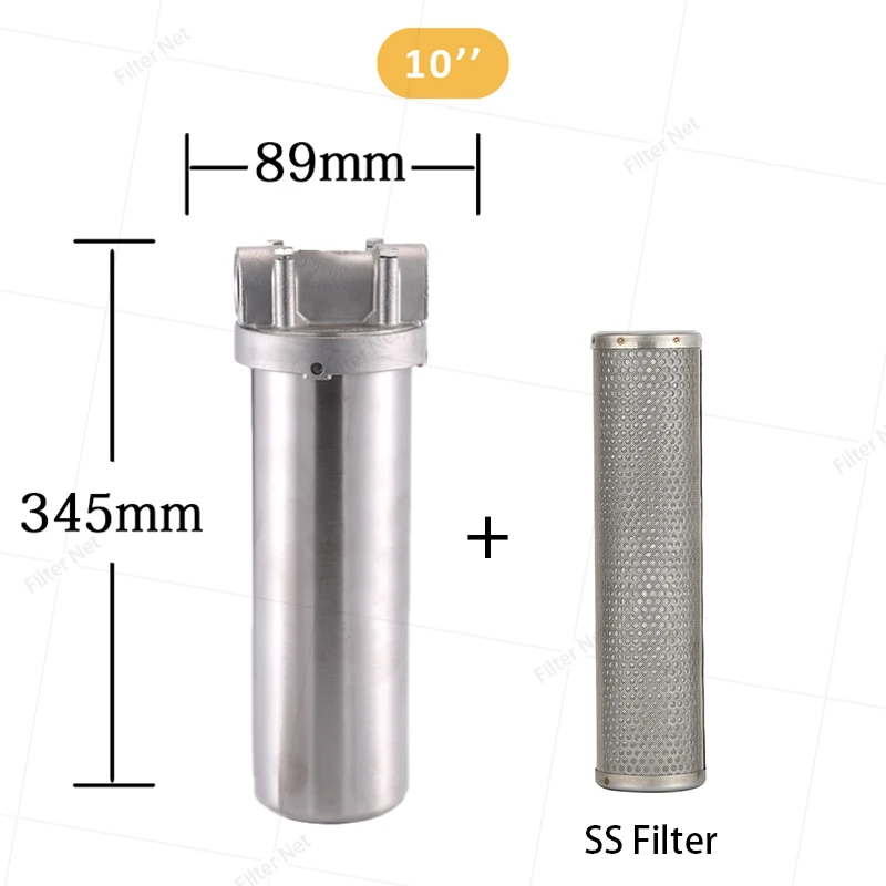 

one 10 inch bottom with 5um Stainless steel filter element+Freight