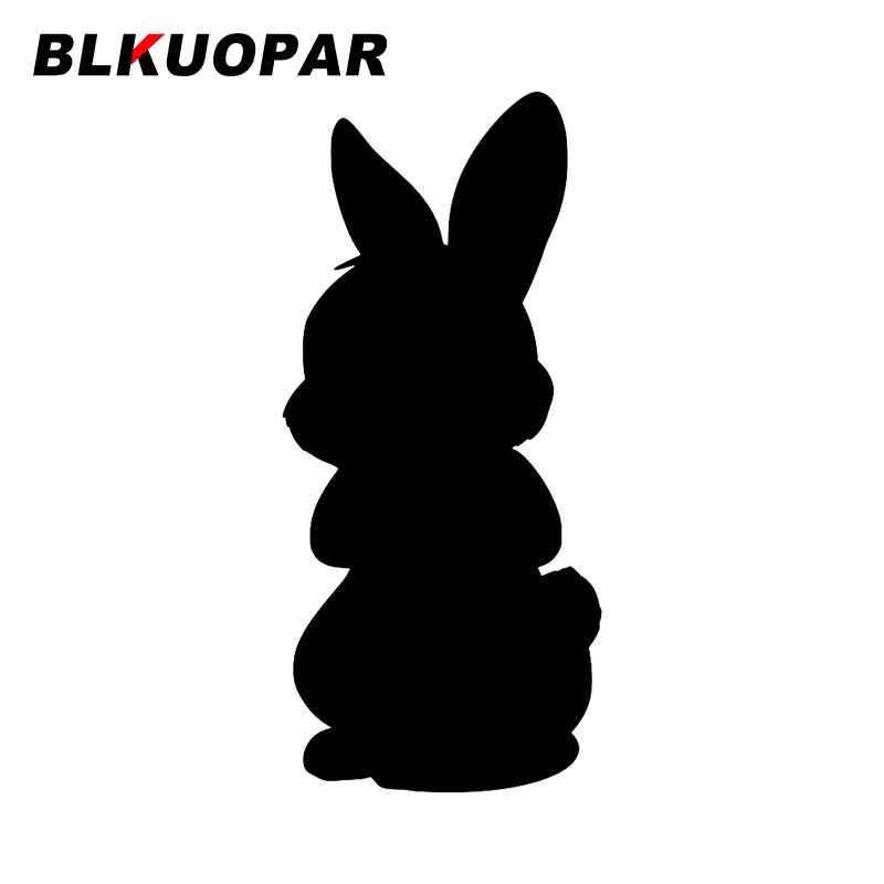

BLKUOPAR Банни кролик автомобиль наклейка простой солнцезащитный милый мех водонепроницаемый окклюзия царапин наклейки Винил высечка мультфильм декор