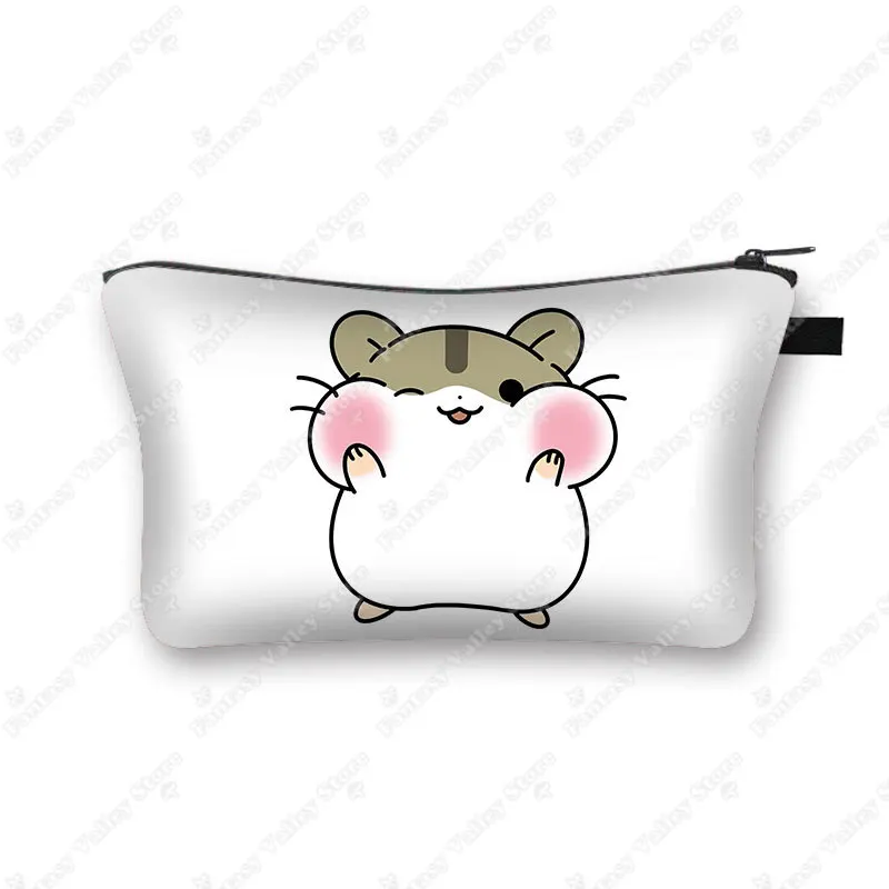 Charming Pet Print Cosmetic Case - Makeup Bag and Beauty Organizer Zipper Pouch