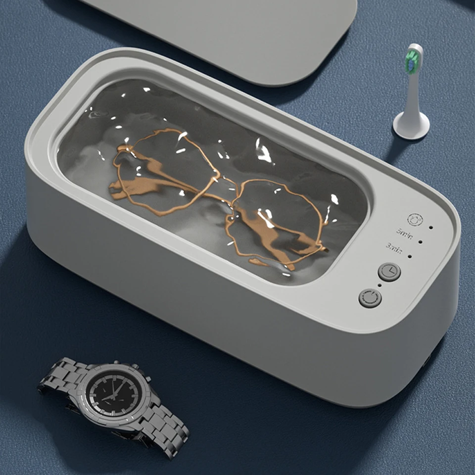 Portable Ultrasonic Jewelry Cleaner for Multiple Items