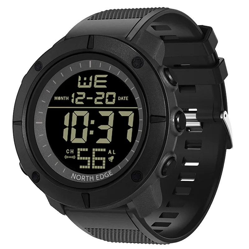 NORTH EDGE montres de Sport numérique Led pour hommes, horloge