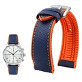 Blue orange-S pin