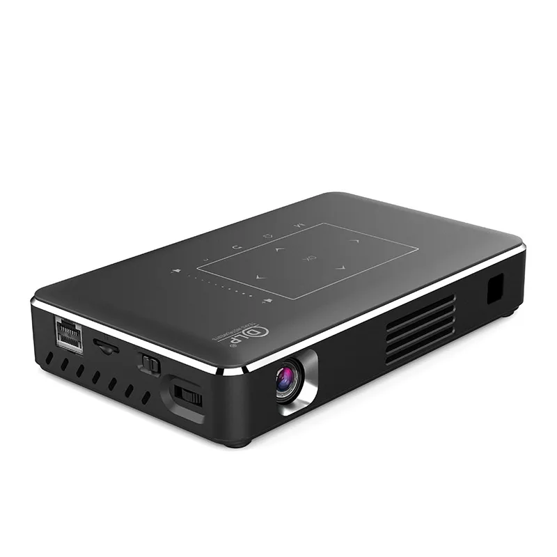 

P10II 150 Lumen DLP Display 200 inch Screen 3D FHD 4K Decoding Portable Projector with Android 9.0 OS and 2+16GB Memory.