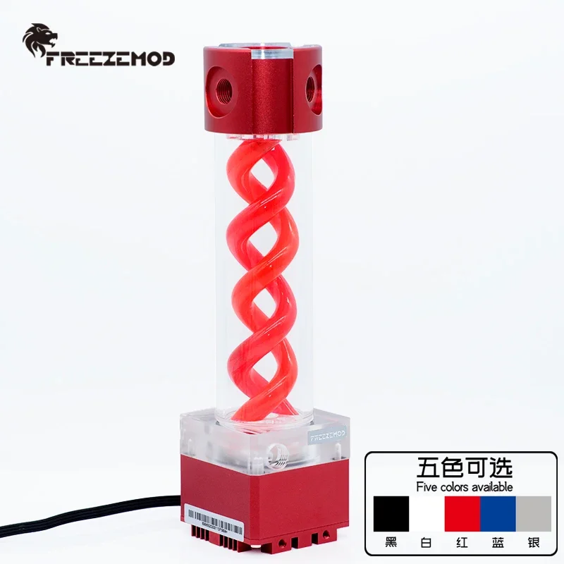 Refrigeração do Computador pc Water Cooler Rgb Luz Tanque de Água Bomba Aura Pwm Velocidade Controle Cabeça Metros de Fluxo 800l Pub-fs6mb-pub-fs6mb - Imagem 3