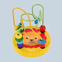 Arithmetic Education Bead Maze Toy for Toddlers with Colorful Animals Counting Learning Circle Toys for Kids Preschool Education 2