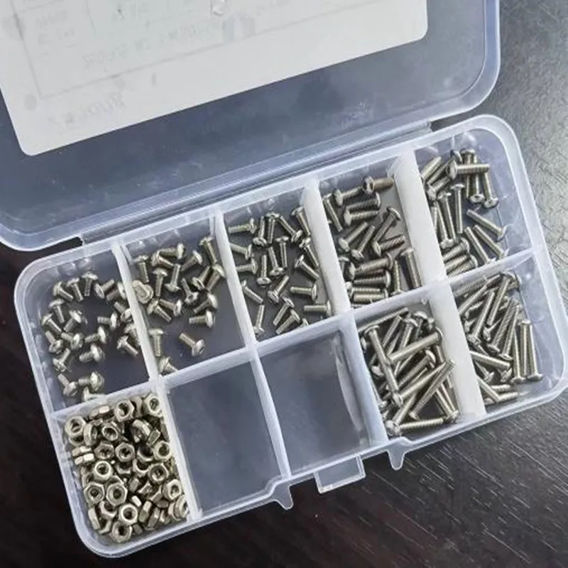 M3x10 Button Head Hex Socket Screws – Pack Of 100, 304 Stainless Steel Cap Screws