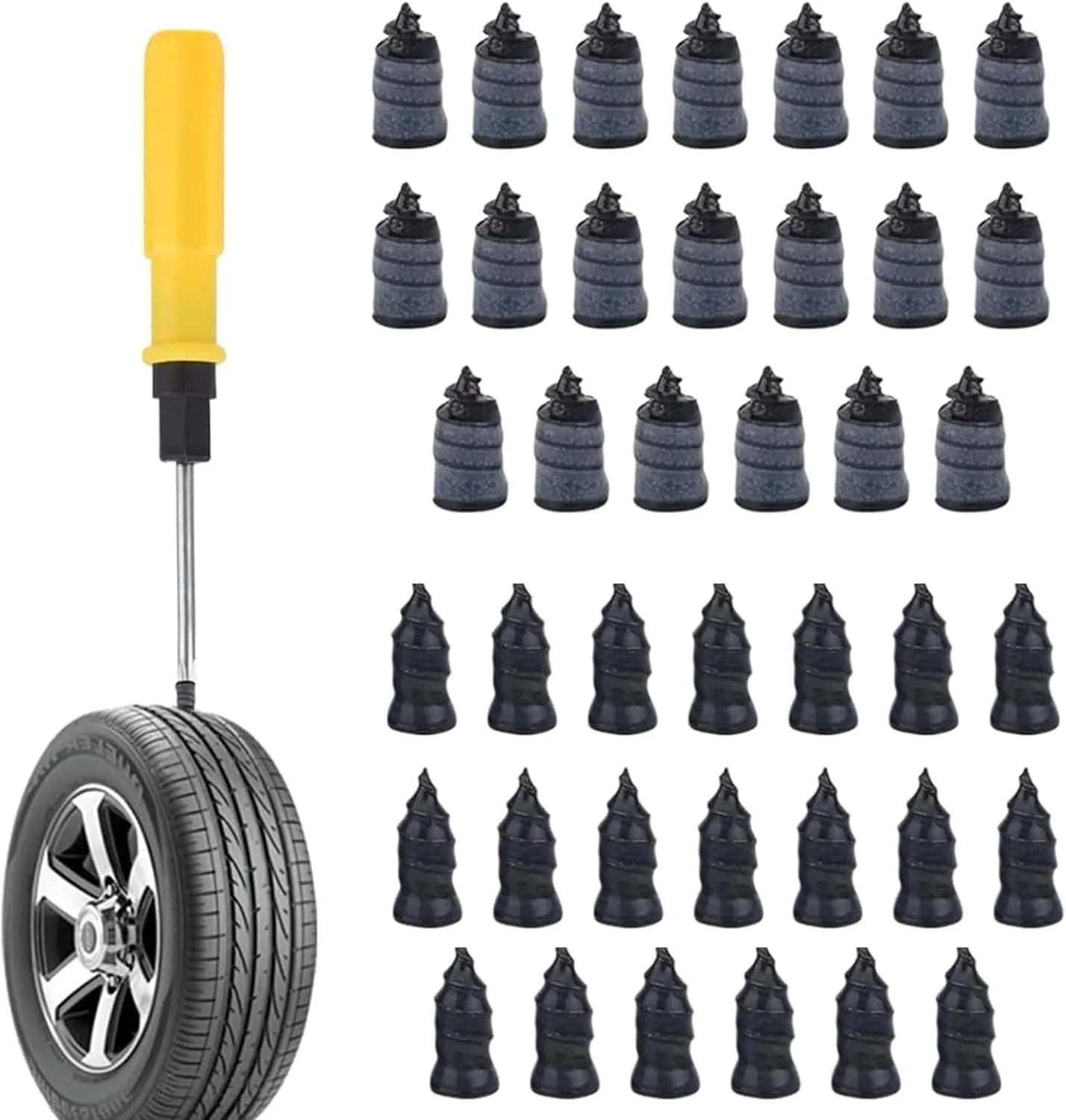Tire Repair Nails Flat Tires Rubber Tire Plugs Vacuum Puncture Repair Kit Motorcycle Screws