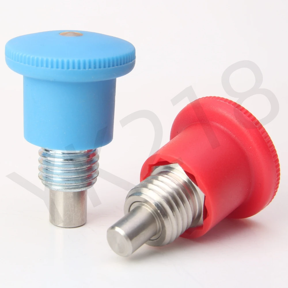Large Stock YK218 Three Colors Plastic Knob Position Dowel Spring Locating Indexing Plungers With Locking Nose