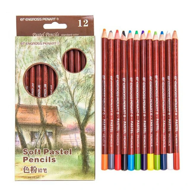 Brutfuner Macaron 24 Colors Vivid Pastel Colored Pencils Soft Wood Color  Pencil Set For Adult School Student Sketch Kids Gifts - AliExpress