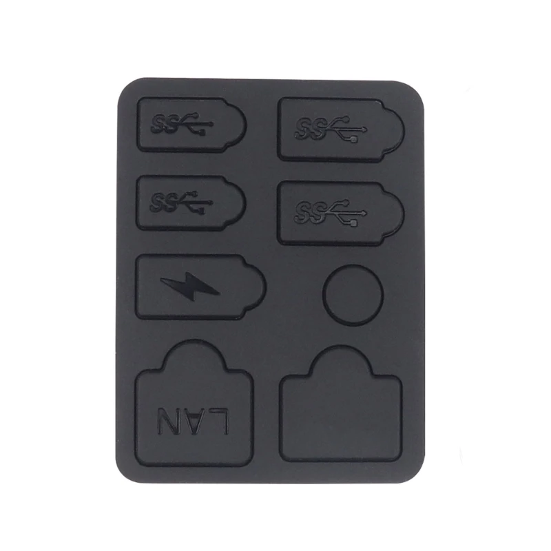 

Dust Protector for PS 5 LAN Type-C USB Dock Plug Gaming Accessories Black