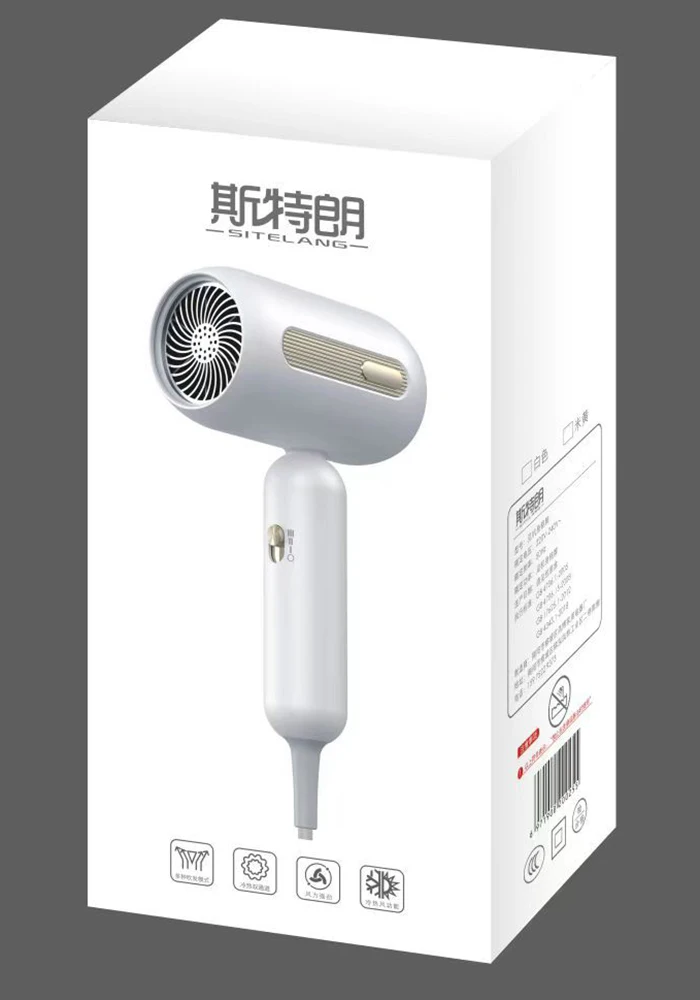 Mini portable plastic material professional beauty care wall mounted fast dry hair dryer blower for hotel baby luxury animal