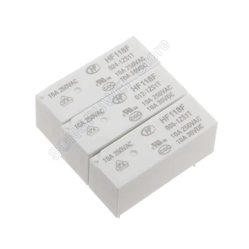 HF118F  , 5V, 12V, 24V, 48VDC, 5 , 10A, 1  C HF118F-005-1ZS1T HF118F-012-1ZS1T HF118F-024-1ZS1T,  , 10 /