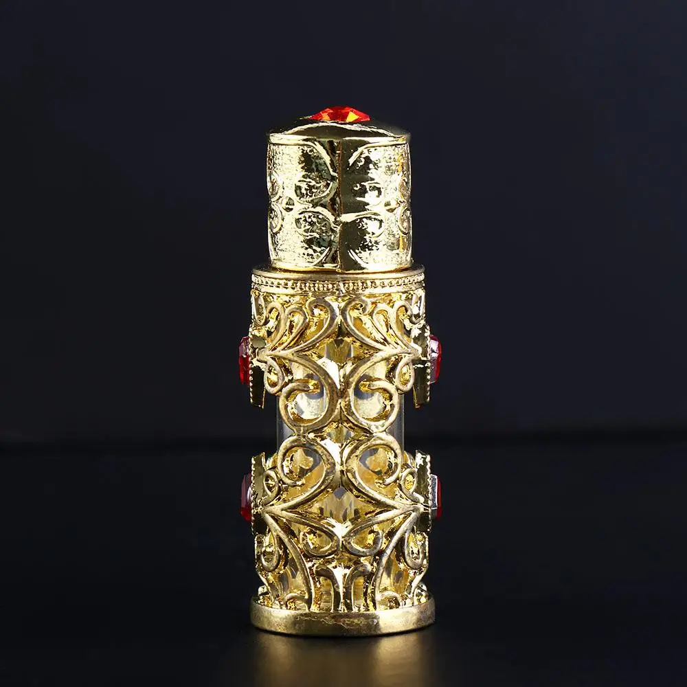 Alloy Dropper Arabian Style Dubai Middle East Style Perfume Bottles Cosmetic Container Refillable Bottles Essential Oil Bottles