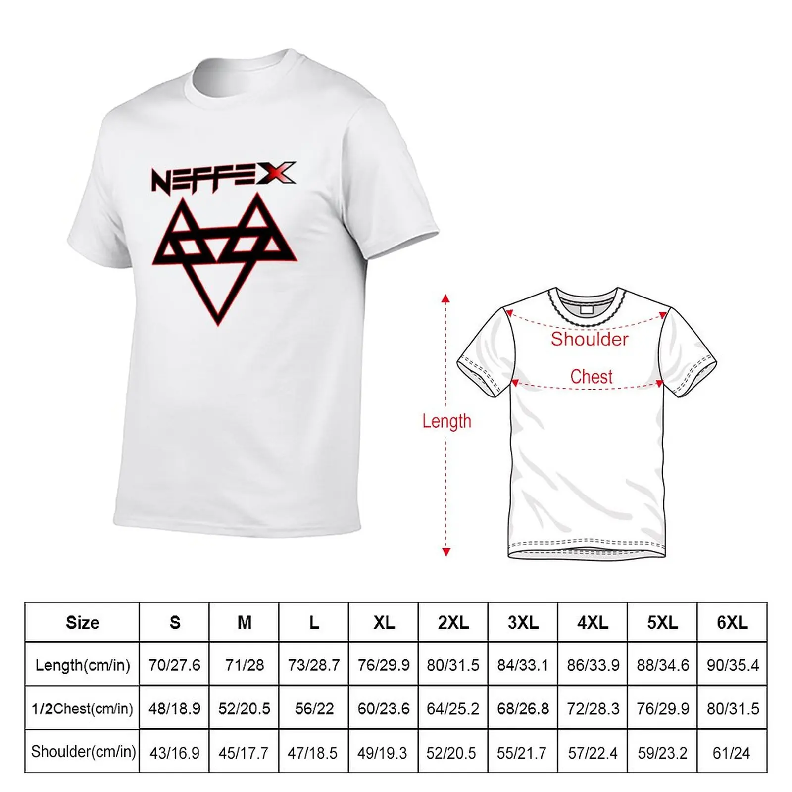 Neffex t-shirt a good designe T-Shirt kawaii clothes Short t-shirt heavyweight t shirts quick-drying t-shirt men t shirts