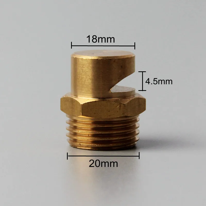 10 stücke 1/2 ''Außengewinde Messing 170 Grad Weitwinkel Wasser Sprayer Düse Rechten Winkel Garten Blume Sprinkler sauberen Kühlen Befeuchten – Detail 1