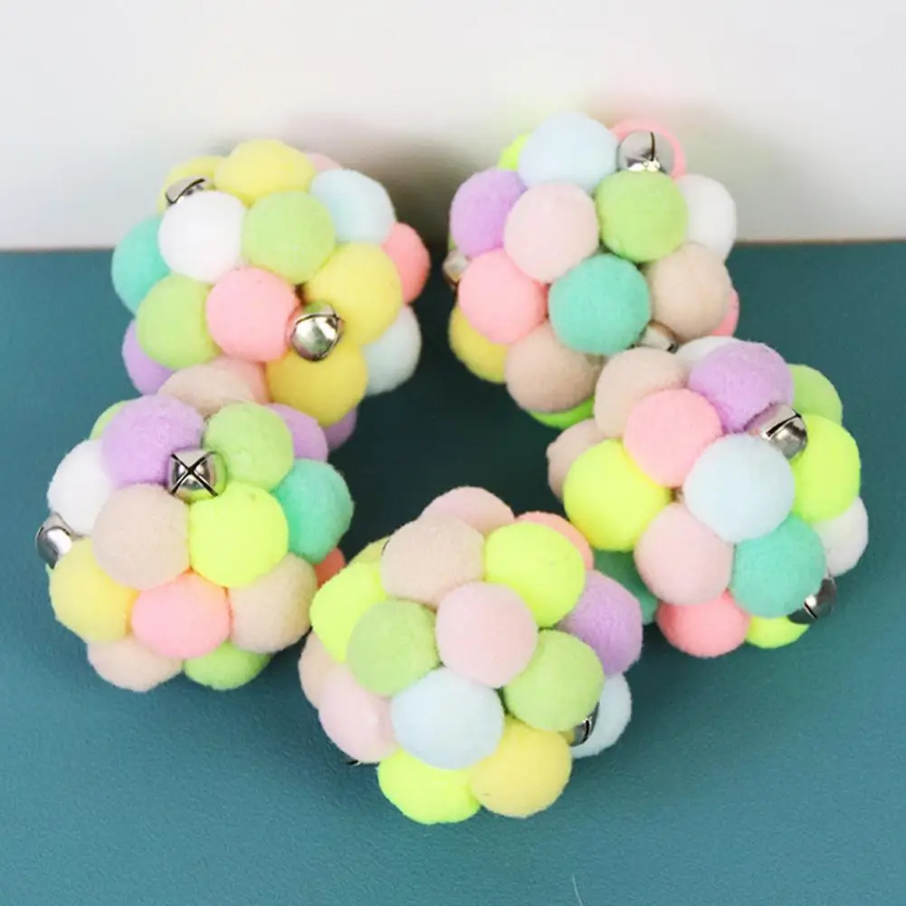 

Cat Plush Toy Soft Cat Toy Interactive Plush Cat Toy Adorable Bell Balls for Boredom Relief Scratching Teasing Sounding Cat Toys