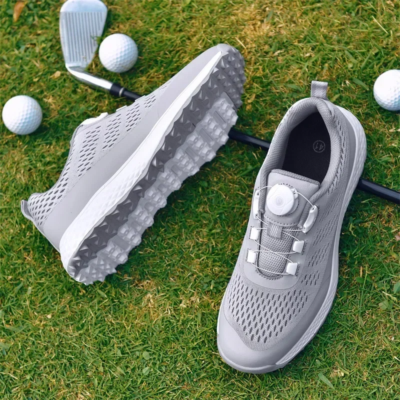 Golf Shoes for Men Breathable Non-slip Golf Sneakers Grass Walking Golfing Footwear