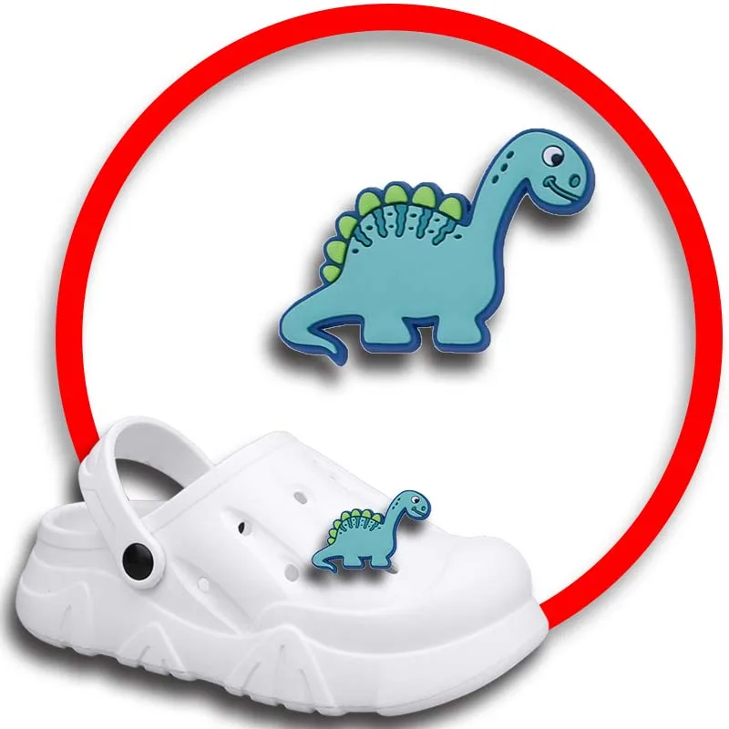 

Pack Pins for Crocs Charms Shoes Accessories Dinosaur Decoration Jeans Women Sandals Buckle Kids Favors Men Badges Boy Girl Gift
