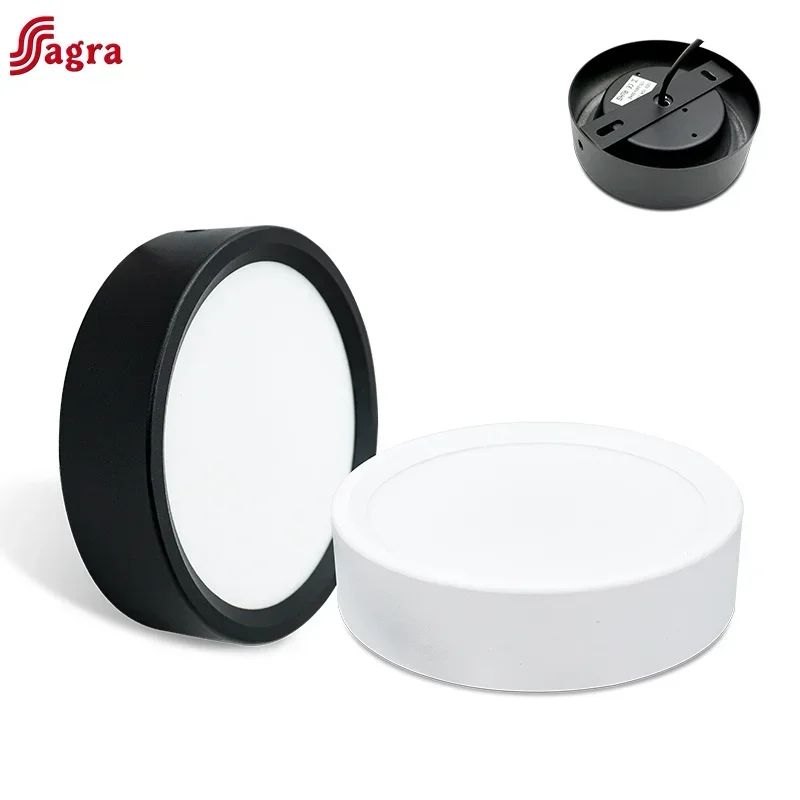LED downlight AC 220V 9W 12W 15W 18W Round Surface Mount Spot Light Thick Aluminum Lighting Bedroom Kitchen Indoor