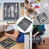 Drawer Kitchen Drawer Organizer Silverware Holder Utensil Organizer Cutlery Organizer Tray Plastic Flatware Organizers 6
