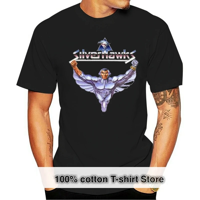 New Silverhawks Classic Cartoon New Unisex Usa Taglia S A 3Xl T-Shirt En1 Maglietta Maschile Femminile