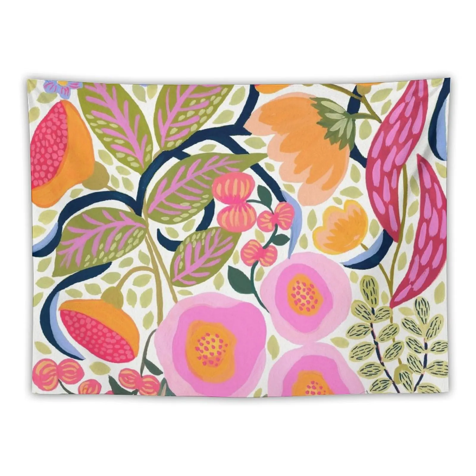 

Wild Blooms Tapestry Wall Carpet Aesthetic Home Decor Tapestry