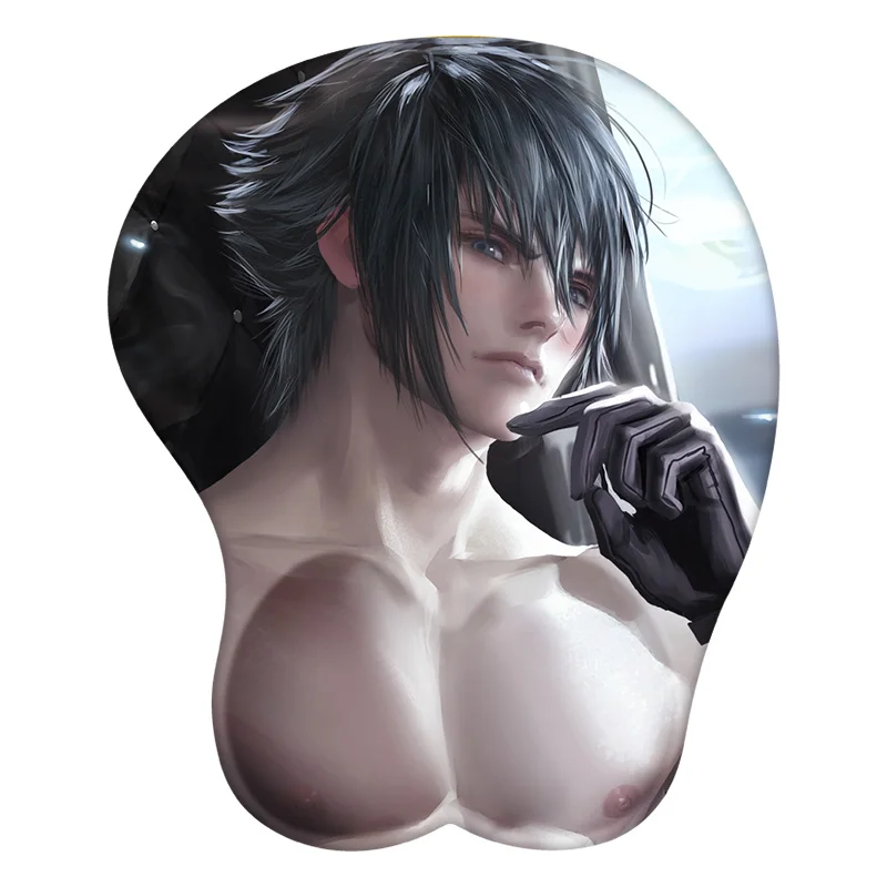 

Noctis Lucis Caelum 3D Mouse Pad Final Fantasy Anime Wrist Rest Desk MousePad Mat Gamer Accessory