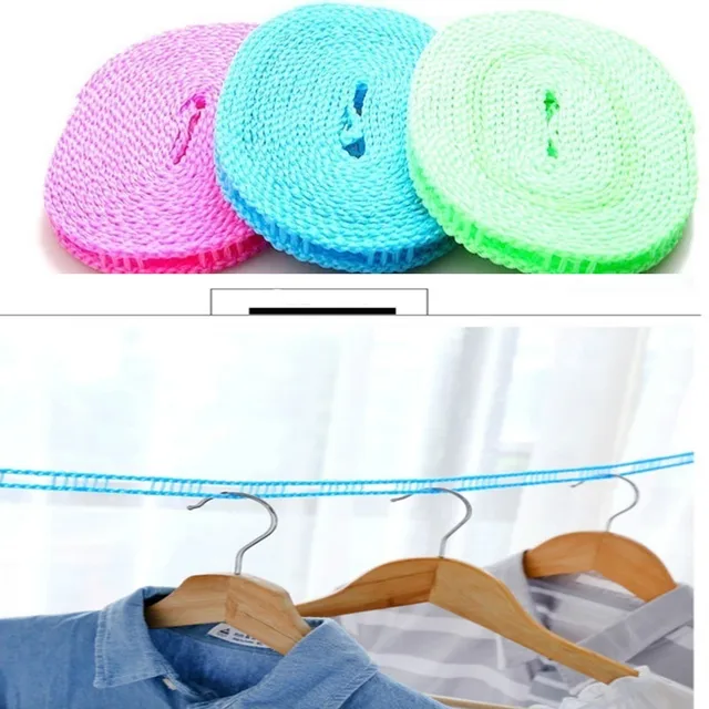 Gail Showering 5 M Csúszás Nélküli Szárítókötél Szélálló Paplan Szellőztető Kötél Kültéri Utazási Háztartás - Image 2